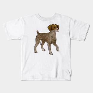 Dog - German Shorthaired Pointer - Liver Roan Kids T-Shirt